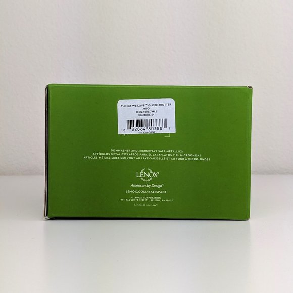 kate spade Palm Globe Trotter Mug - Picture 3 of 3